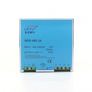 480W Single Output Industrial DIN Rail Power Supply